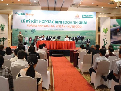 Cả HAGL, Nutifood và Vissan đều bày tỏ tin tưởng vào thành công của liên minh này