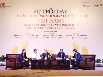 Đại diện các DN hàng đầu tham gia thuyết trình cơ hội đầu tư vào DN mình.