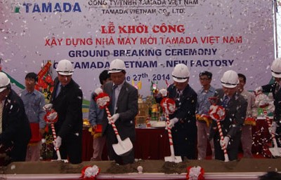 Tamada Việt Nam khởi công xây dựng Nhà máy tại Khu công nghiệp Đình Vũ (DVIZ)