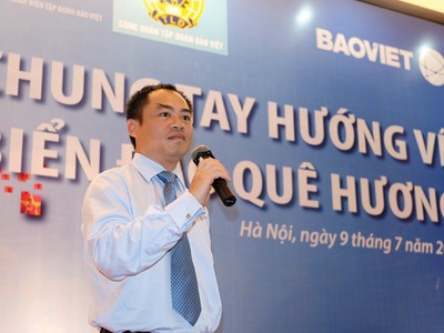 Ông Nguyễn Quang Phi, Tổng giám đốc Tập đoàn Bảo Việt