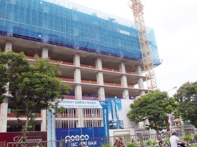 Dự án Discovery Complex đang trong quá trình xây thô