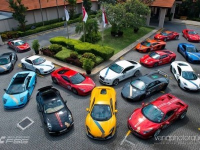 Siêu xe hội tụ chào đón sự kiện F1 2014 tại Singapore