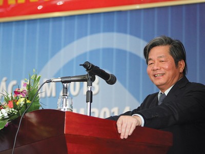 Bộ trưởng Bùi Quang Vinh phát biểu tại Lễ tổng kết công tác năm 2013 và phương hướng nhiệm vụ năm 2014 của Báo Đầu tư     