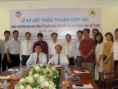 VNREA và Đại học Kinh tế Quốc dân hợp tác đào tạo nhân lực BĐS