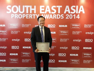 Lãnh đạo Nam Long nhận Giải thưởng South East Asia Property Awards 2014