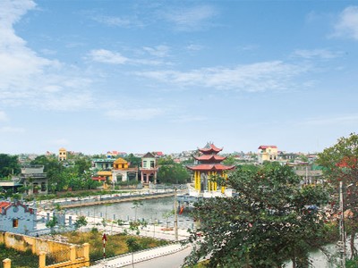 Bộ mặt của xã nông thôn mới Đông Phương đang thay đổi từng ngày