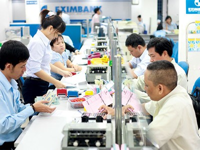 Năm 2014, lợi nhuận của Exim bank chỉ đạt 56 tỷ đồng do trích lập dự phòng nợ xấu tăng cao