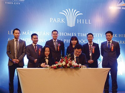 Đất Xanh Miền Bắc độc quyền phân phối tòa Park 3 - Vinhomes Times City