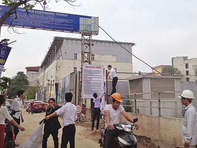 Dự án HongKong Tower vừa xong móng, nằm trong ngõ, nhưng giá bán tăng gần 10 triệu đồng/m2 trong đợt mở bán mới đây