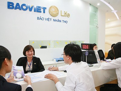 Bảo Việt Nhân thọ chiếm 22,88%, Prudential chiếm 22,34% doanh thu khai thác mới trong quý I/2015 - Ảnh: Hoài Nam