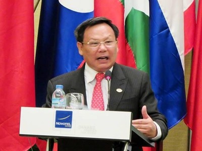 Tổng cục trưởng Tổng cục Du lịch Nguyễn Văn Tuấn thông báo Nghị quyết của Chính phủ Việt Nam về việc đơn phương miễn visa cho du khách 5 nước Đức, Pháp, Anh, Ý và Tây Ban Nha... (Ảnh: HC)