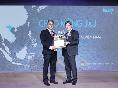 Knauf Việt Nam ra mắt nhà phân phối tại miền Nam
