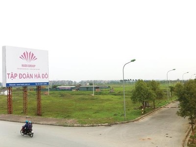 Dự án Khu đô thị mới An Khánh - An Thượng ít được Hà Đô nhắc đến trong các báo cáo thành tích. Ảnh: Hà Quang