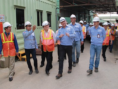 Ngày 6/7/2015, Chủ tịch nước Trương Tấn Sang đến thăm và làm việc tại mỏ Núi Pháo và nhà máy chế sản phẩm sâu