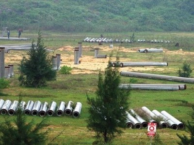 Quảng Ngãi đang lấn bấn với việc thu hồi Dự án Thép Guang Lian. Ảnh: Đức Thanh