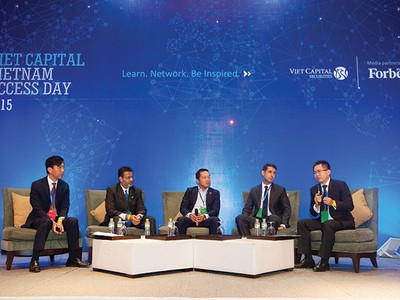 Các diễn giả đang thảo luận tại Hội nghị Vietnam Access Day năm 2015 do VCSC tổ chức