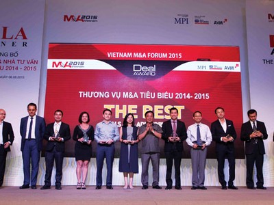 Các thương vụ M&A tiêu biểu nhất 2014-2015 được vinh danh tại Diễn đàn M&A năm nay