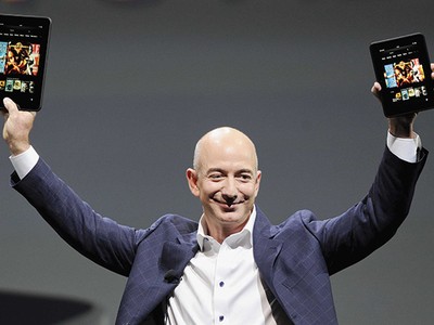 CEO Amazon kiếm 8 tỷ USD chỉ trong vài giờ