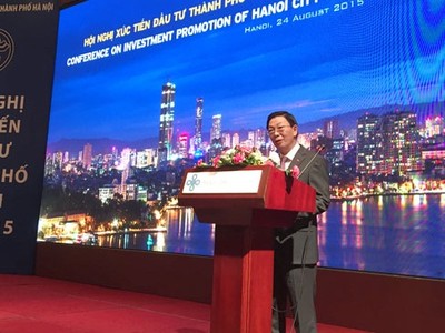 Chủ tịch UBND TP. Hà Nội Nguyễn Thế Thảo phát biểu tại Hội nghị. Ảnh: Kỳ Thành