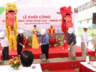 Lễ khởi công Dự án nhà kính VinEco Tam Đảo (Vĩnh Phúc) với quy mô lên tới 24,5 ha