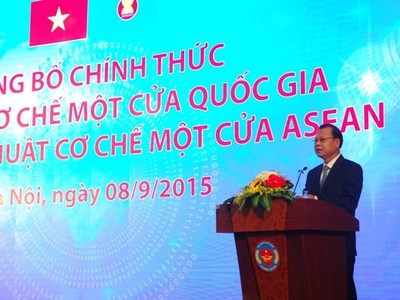 Ban chỉ đạo quốc gia về cơ chế một cửa ASEAN và cơ chế một cửa quốc gia do Phó Thủ tướng Vũ Văn Ninh làm Trưởng ban