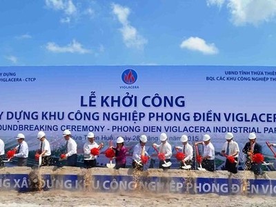 KCN Phong Điền - Viglacera có tổng vốn đầu tư gần 700 tỷ đồng và là KCN thứ 7 thuộc sở hữu của Viglacera.