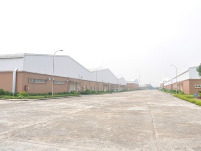 Khuôn viên dự án do Agribank tài trợ vốn giờ hoang lặng