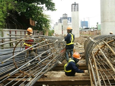 Công trường tuyến Metro số 1 Bến Thành - Suối Tiên