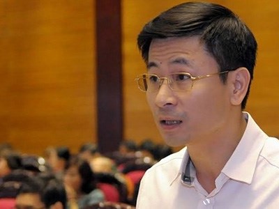 Đại biểu Nguyễn Phí Thường, Tổng Giám đốc Tổng Công ty Vận tải Hà Nội (Ảnh Quốc hội)