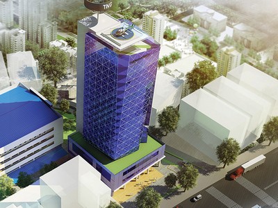 Mô hình Dự án Trung tâm thiết kế thời trang TNG
 tại TP. Thái Nguyên