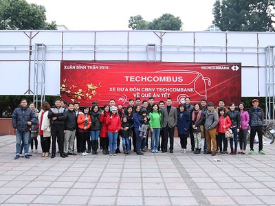 Chuyến xe yêu thương được Techcombank thực hiện từ năm 2015