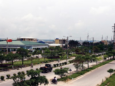 KCN Quang Minh nằm trên huyện Mê Linh, Vĩnh Phúc