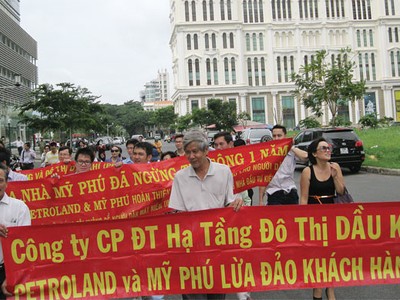 Petroland từng gặp rắc rối với khách hàng tại Dự án Chung cư Mỹ Phú