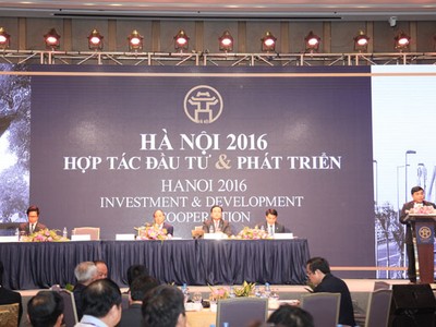 Bộ trưởng Bộ kế hoạch và Đầu tư Nguyễn Chí Dũng phát biểu tại Hội nghị