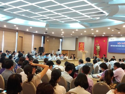 Hội thảo "Điều kiện kinh doanh: Nhận diện và kiến nghị" diễn ra sáng nay (14/6) tại Hà Nội