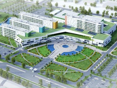 Phối cảnh Dự án Bệnh viện Bạch Mai cơ sở 2