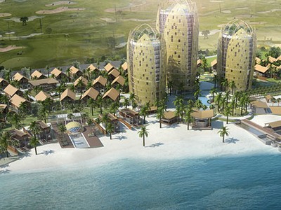 Phối cảnh Dự án Khu du lịch nghỉ dưỡng Lộc An - Bà Rịa Vũng Tàu của DRH