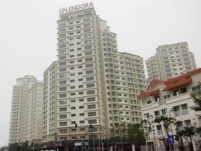 Dự án Splendora, kết quả của sự hợp tác giữa Vinaconex và Posco E&C vẫn đìu hiu sau nhiều năm triển khai. Ảnh: Trọng Tuyến