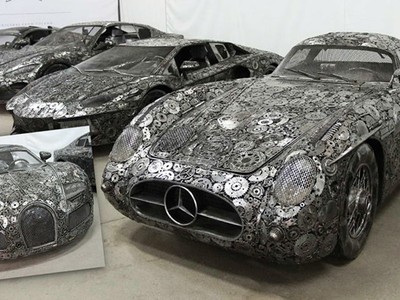 Các nghệ sĩ trên thế giới tụ hội về Ba Lan để chế tạo siêu xe từ phế liệu