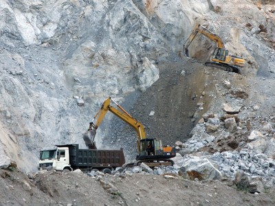 Năm 2017, CTI đầu tư mạnh vào khai thác mỏ đá
