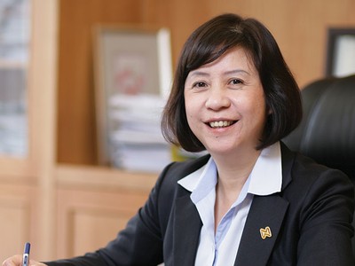 Bà Nguyễn Thị Hoàng Lan, Phó tổng giám đốc phụ trách Ban điều hành, Phó Chủ tịch Sở Giao dịch chứng khoán Hà Nội
