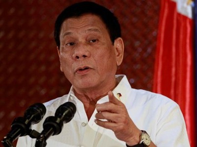 Tổng thống Philippines Rodrigo Duterte. Ảnh: Reuters