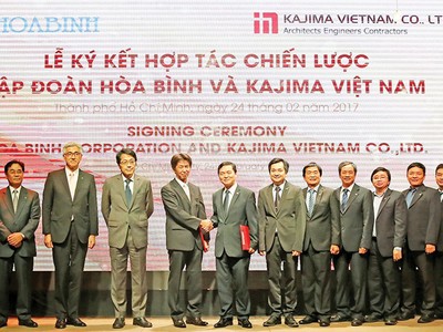 Để tăng trưởng doanh thu từ mô hình tổng thầu D&B, HBC không ngừng học hỏi từ các nhà thầu uy tín nước ngoài, trong đó có Tập đoàn Kajima (Nhật Bản)