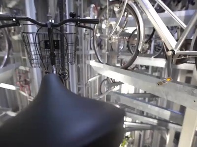 Hầm để xe đạp ngầm miễn phí tại Nhật Bản