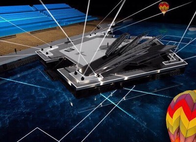 Mô hình sân khấu DIFF 2017