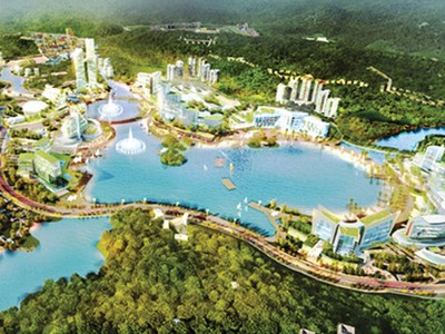 Phối cảnh dự án khu dịch vụ, du lịch và vui chơi giải trí tổng hợp có casino của Sun Group tại xã Vạn Yên, Vân Đồn, Quảng Ninh