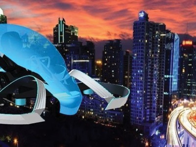 Mô phỏng sản phẩm xe hơi bay SkyDrive của Toyota