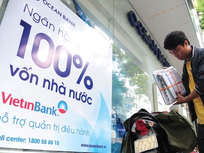 Khoản đầu tư  800 tỷ đồng của PVN vào Oceanbank đã mất trắng  do Ngân hàng âm vốn chủ sở hữu, phải bán lại cho NHNN với giá 0 đồng