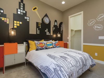 Giường đơn bé trai
