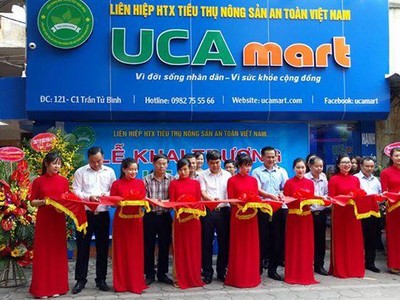 Tính đến thời điểm này, UCA đã mở được 7 điểm cung cấp nông sản an toàn, truy xuất được nguồn gốc trong kế hoạch mở 20 điểm của năm 2017.